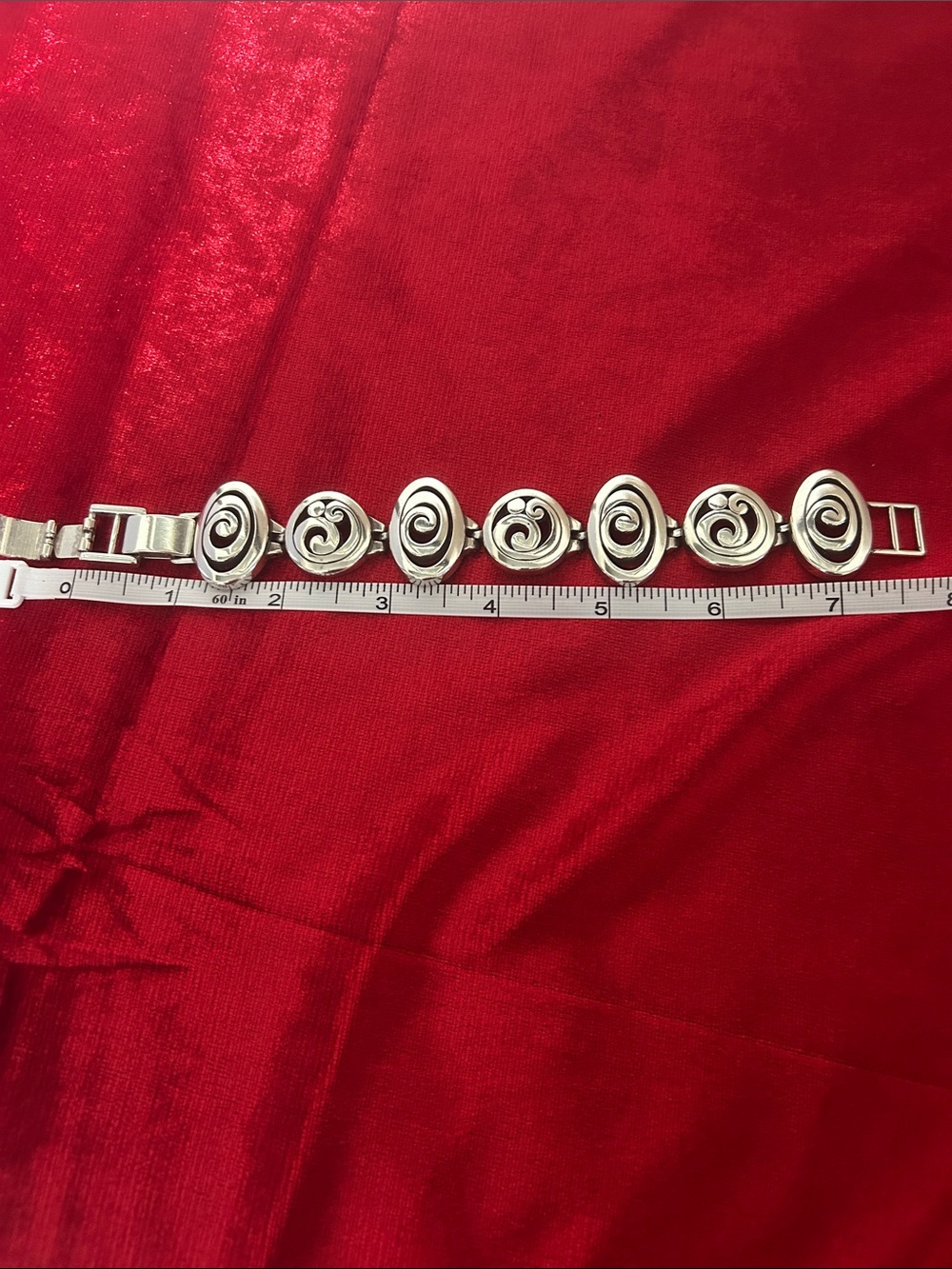 Brighton Silver Swirl Link Bracelet - Silver